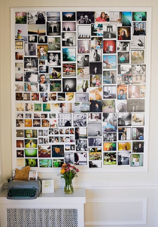Inspirações para decorar paredes com fotos
